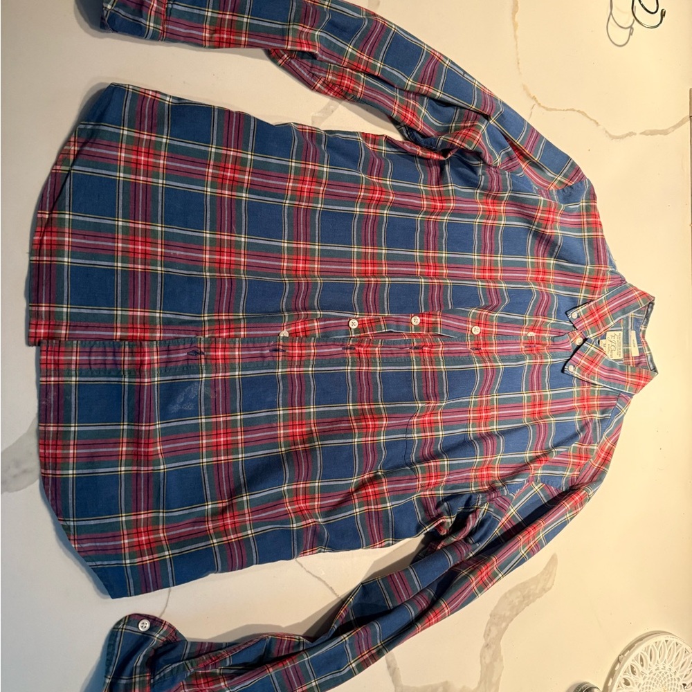 J. Crew Multicolor Plaid Shirt